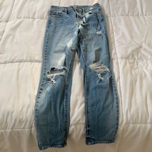 Old navy power straight high rise jeans size 2